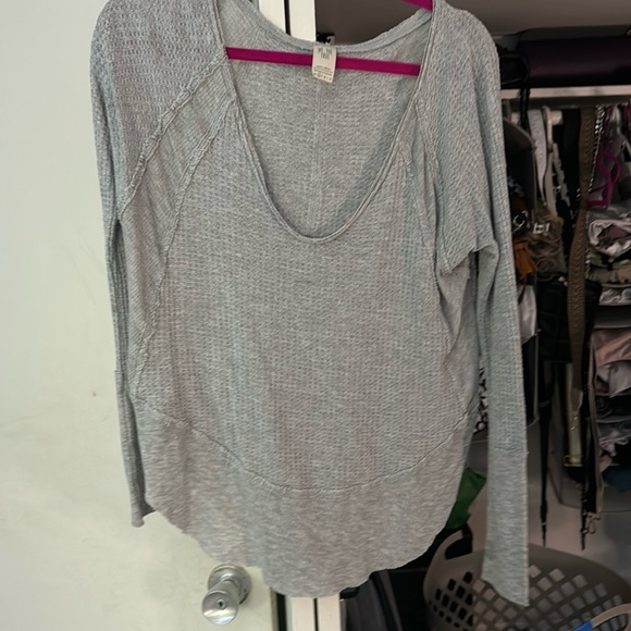 Grey free people thermal - Picture 1 of 3